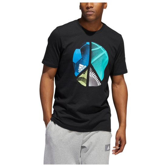 Adidas Ανδρική κοντομάνικη μπλούζα Adidas Ανδρική κοντομάνικη μπλούζα